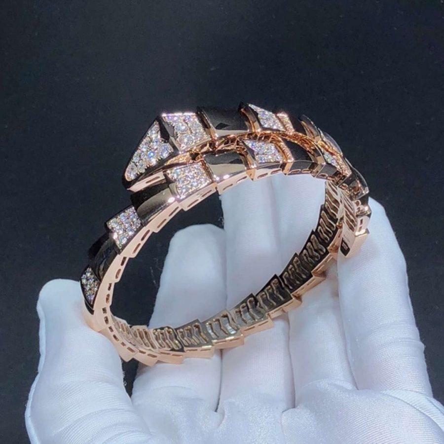 [Glitter Jewelry]SERPENTI BRACELET PINK GOLD DIAMOND