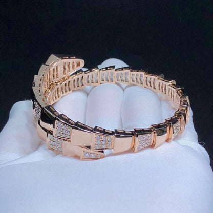 [Glitter Jewelry]SERPENTI BRACELET PINK GOLD DIAMOND