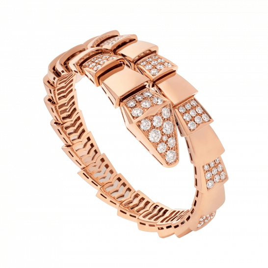 [Glitter Jewelry]SERPENTI BRACELET PINK GOLD DIAMOND