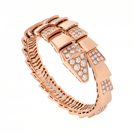 [Glitter Jewelry]SERPENTI BRACELET PINK GOLD DIAMOND