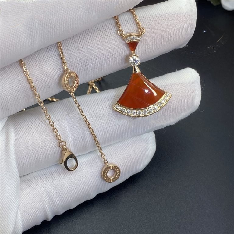 [Glitter Jewelry]DREAM NECKLACE CARNELIAN DIAMOND