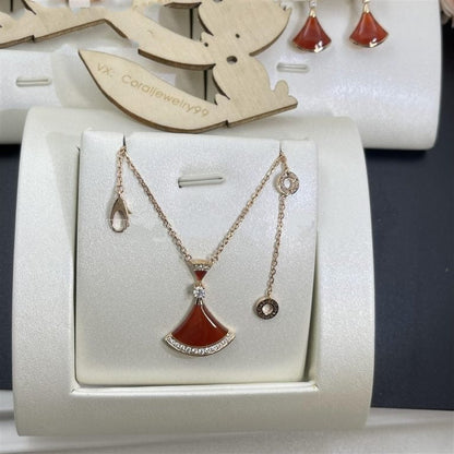 [Glitter Jewelry]DREAM NECKLACE CARNELIAN DIAMOND
