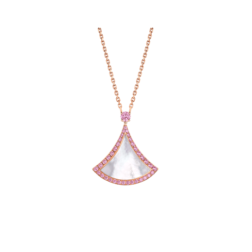 [Glitter Jewelry]DREAM NECKLACE MOP DIAMOND PINK