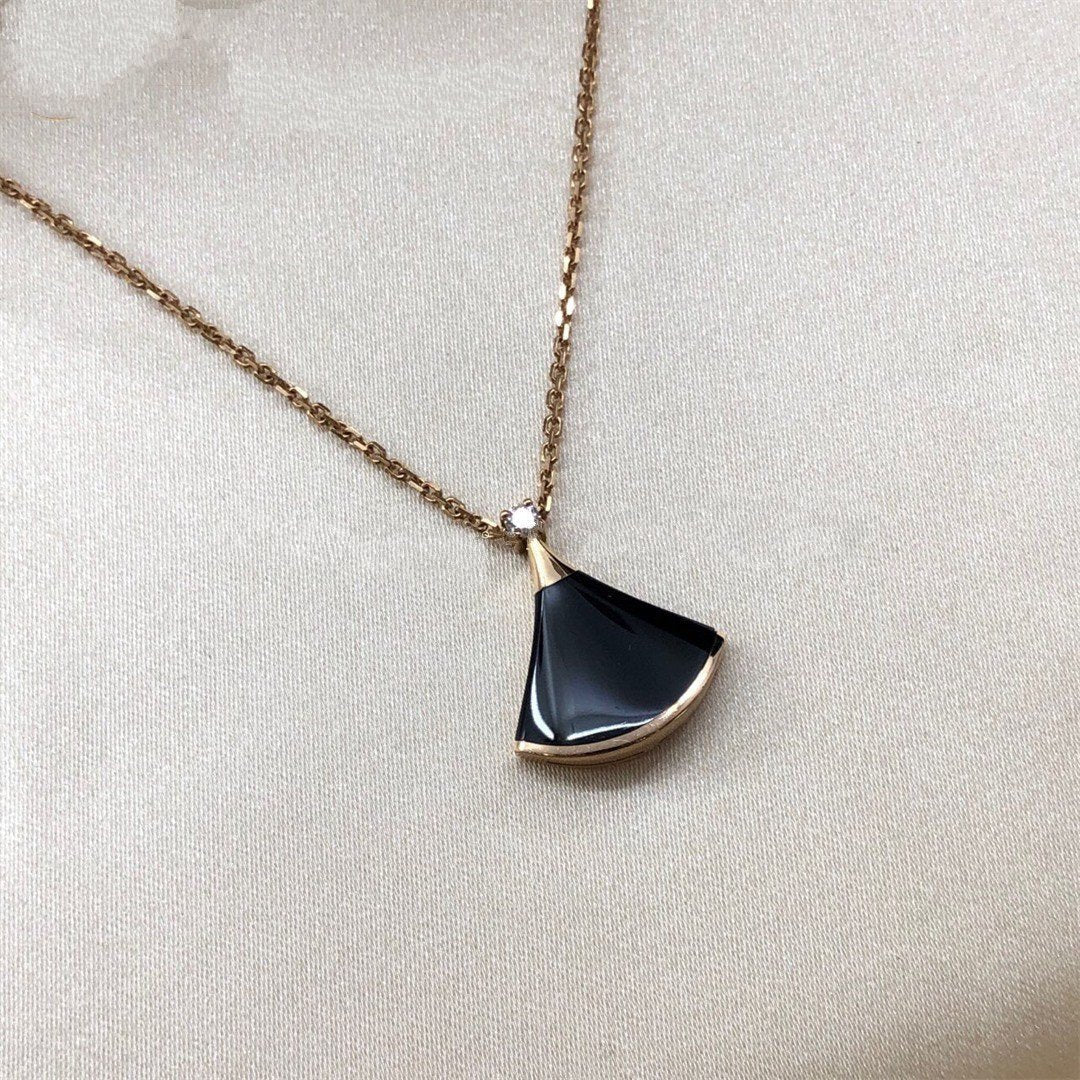 [Glitter Jewelry]DREAM NECKLACE ONYX 1 DIAMOND