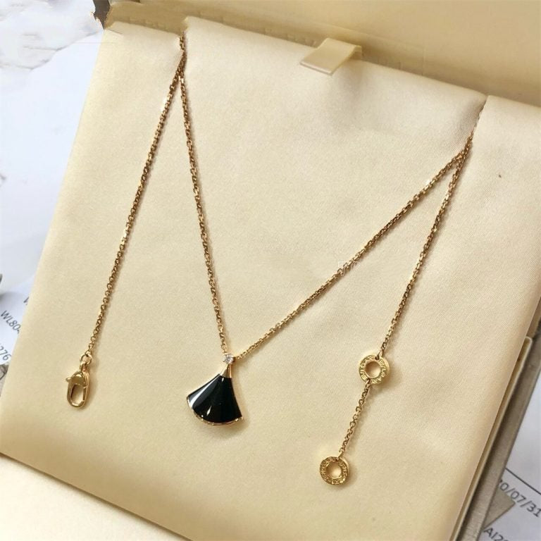 [Glitter Jewelry]DREAM NECKLACE ONYX 1 DIAMOND