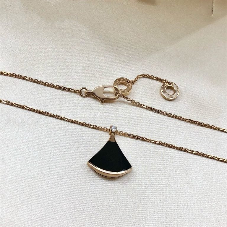 [Glitter Jewelry]DREAM NECKLACE ONYX 1 DIAMOND