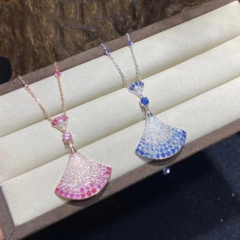 [Glitter Jewelry]DREAM NECKLACK DIAMOND PINK GOLD