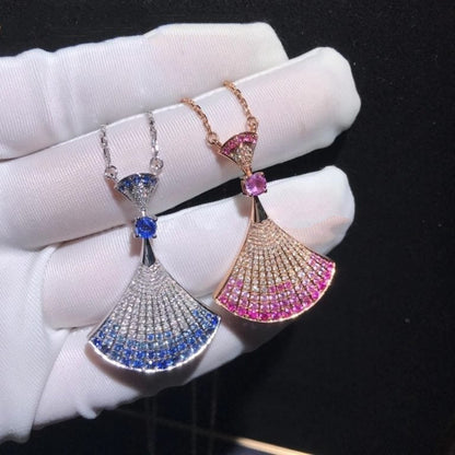 [Glitter Jewelry]DREAM NECKLACK DIAMOND PINK GOLD