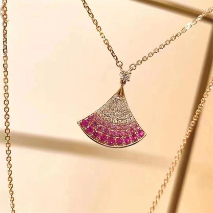 [Glitter Jewelry]DREAM NECKLACE PINK GOLD PINK DIAMOND