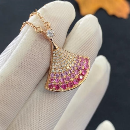 [Glitter Jewelry]DREAM NECKLACE PINK GOLD PINK DIAMOND