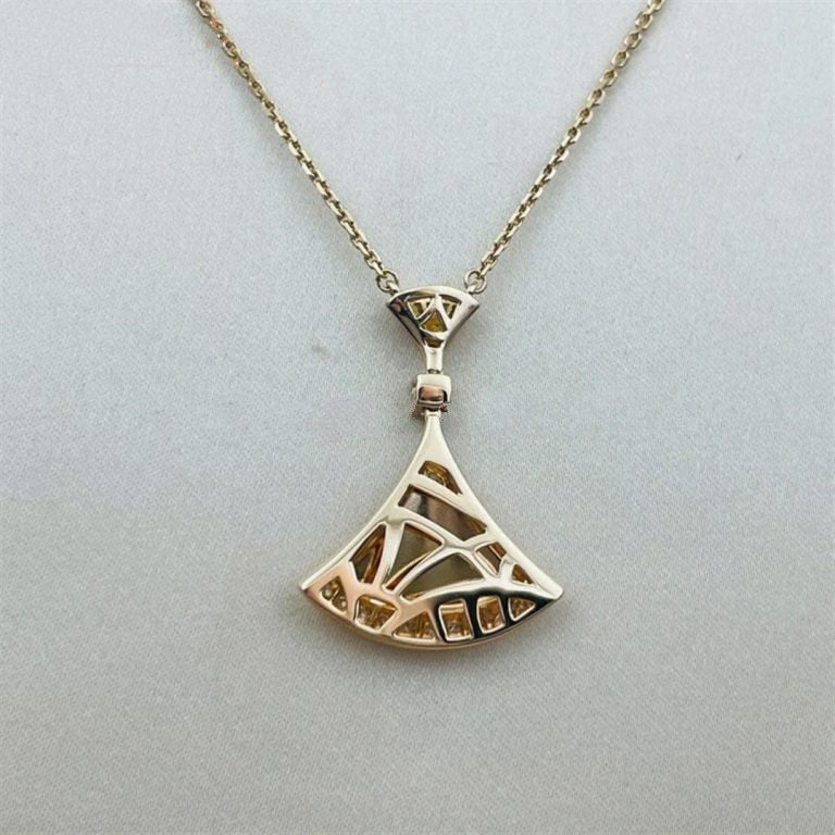 [Glitter Jewelry]DREAM NECKLACE PINK GOLD DIAMOND