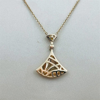 [Glitter Jewelry]DREAM NECKLACE PINK GOLD DIAMOND