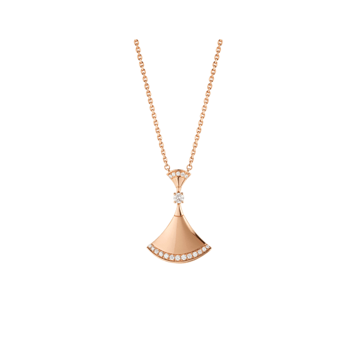 [Glitter Jewelry]DREAM NECKLACE PINK GOLD DIAMOND