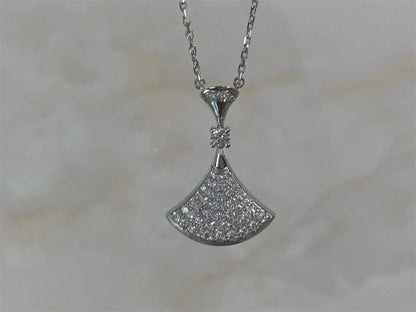 [Glitter Jewelry]DREAM NECKLACE SILVER FULL DIAMOND