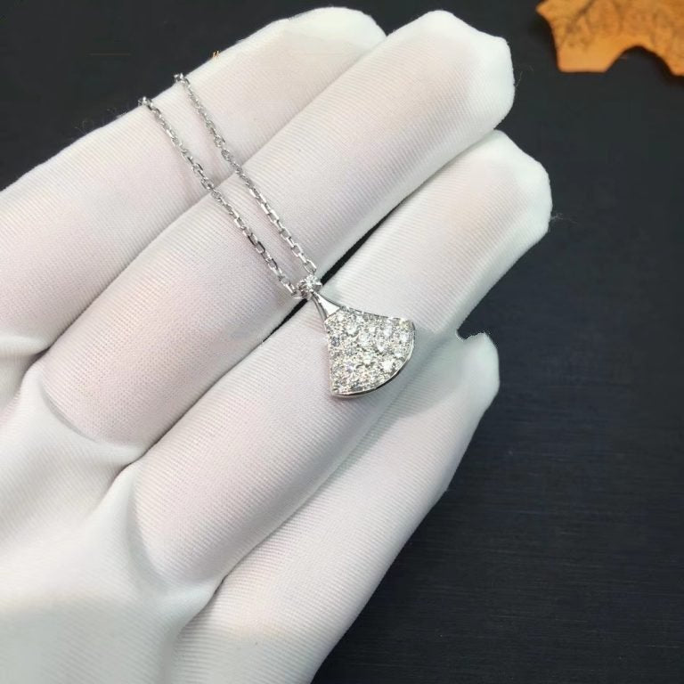 [Glitter Jewelry]DREAM NECKLACE SILVER DIAMOND