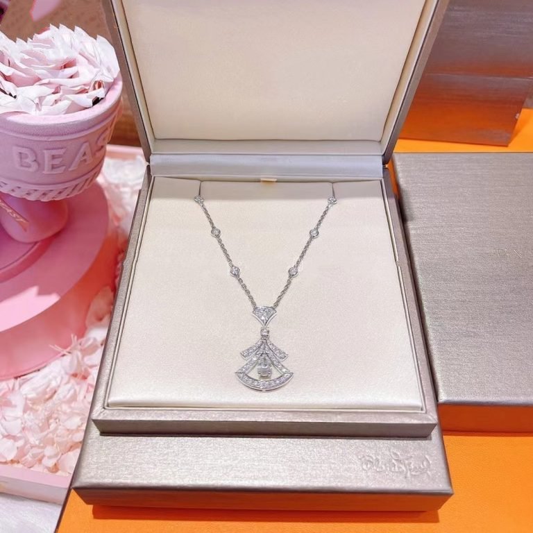 [Glitter Jewelry]DREAM NECKLACE WHITE DIAMOND SILVER