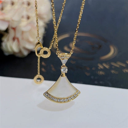 [Glitter Jewelry]DREAM NECKLACE MOP GOLD DIAMOND