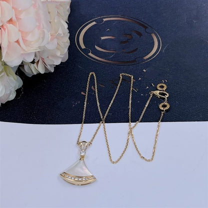 [Glitter Jewelry]DREAM NECKLACE MOP GOLD DIAMOND