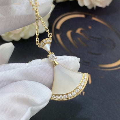 [Glitter Jewelry]DREAM NECKLACE MOP GOLD DIAMOND