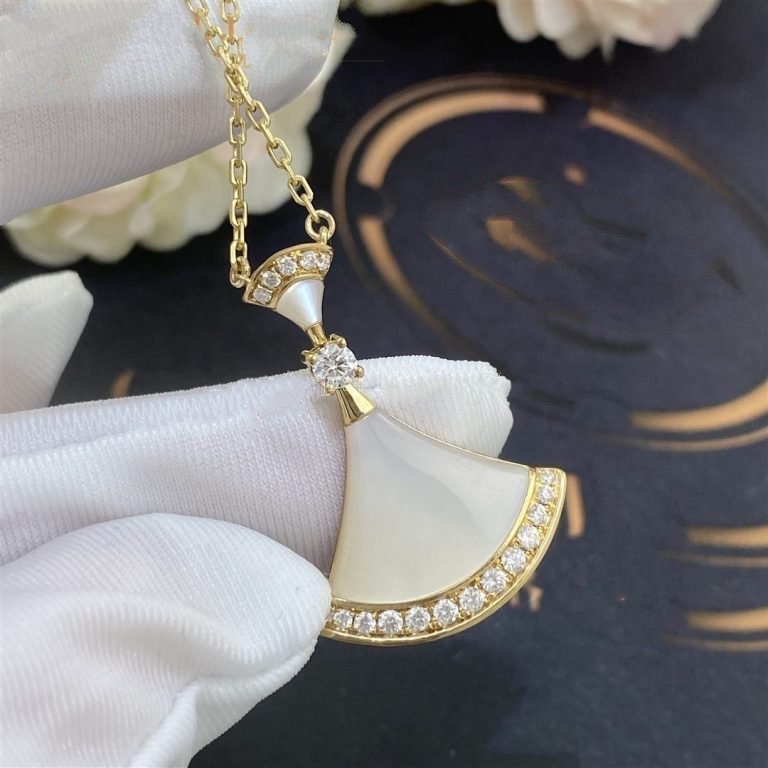 [Glitter Jewelry]DREAM NECKLACE MOP GOLD DIAMOND