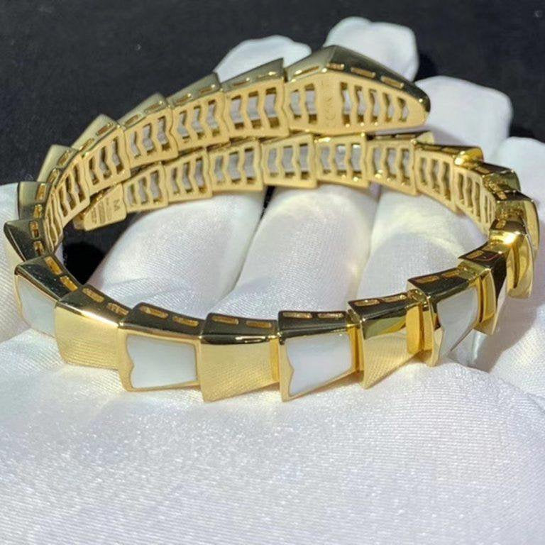[Glitter Jewelry]SERPENTI BRACELET MOP GOLD