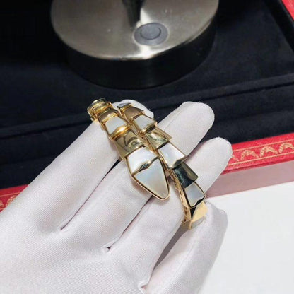 [Glitter Jewelry]SERPENTI BRACELET MOP GOLD