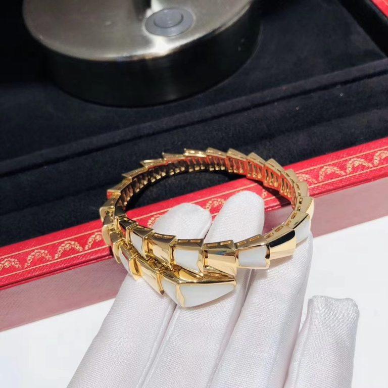 [Glitter Jewelry]SERPENTI BRACELET MOP GOLD