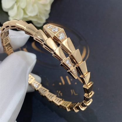 [Glitter Jewelry]SERPENTI BRACELET DIAMONDS PINK GOLD