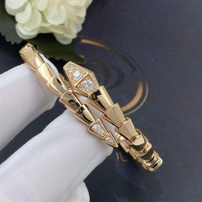 [Glitter Jewelry]SERPENTI BRACELET DIAMONDS PINK GOLD