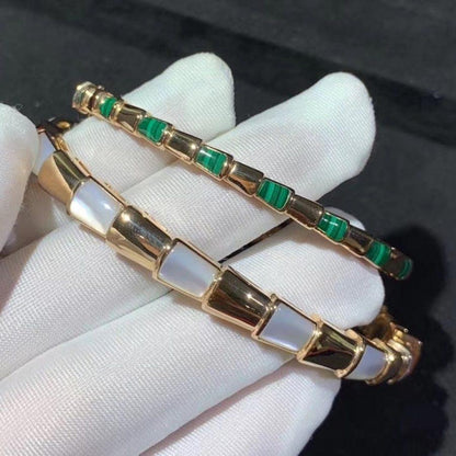 [Glitter Jewelry]SERPENTI BRACELET PINK GOLD MOP