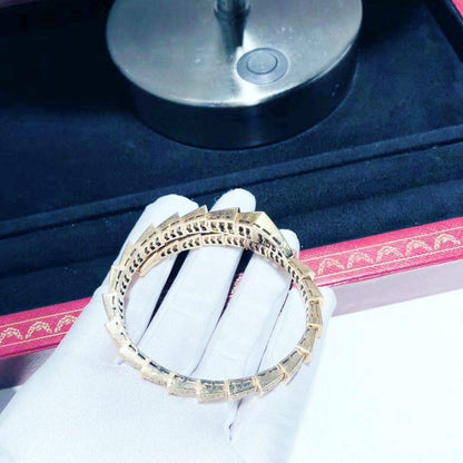 [Glitter Jewelry]SERPENTI BRACELET 8MM PINK GOLD DIAMOND