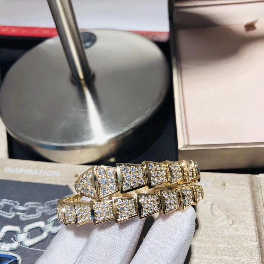 [Glitter Jewelry]SERPENTI BRACELET 8MM GOLD DIAMOND