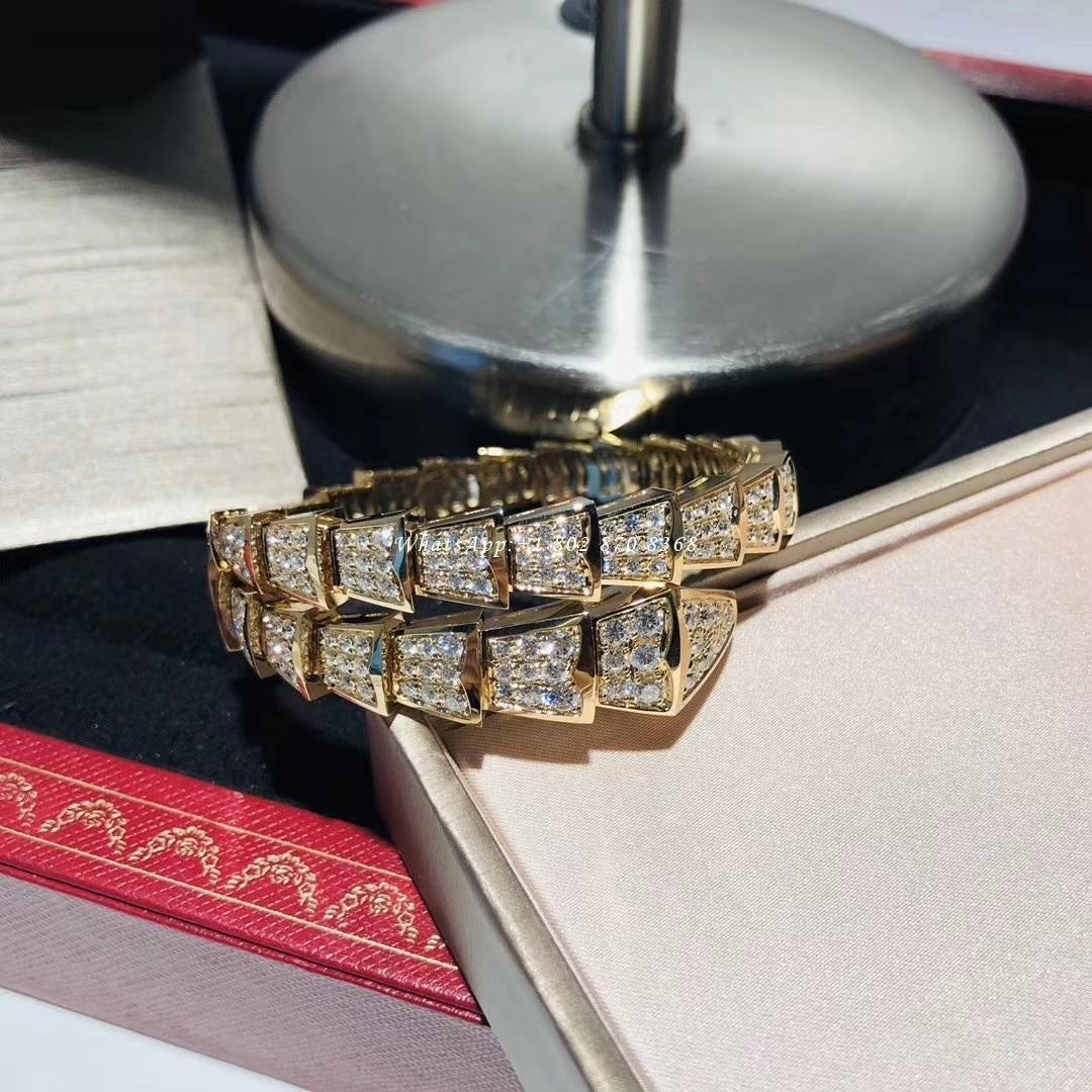 [Glitter Jewelry]SERPENTI BRACELET 8MM GOLD DIAMOND