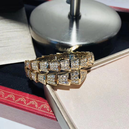[Glitter Jewelry]SERPENTI BRACELET 8MM GOLD DIAMOND