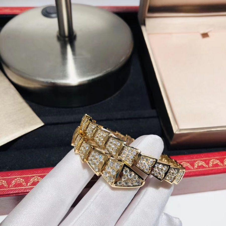 [Glitter Jewelry]SERPENTI BRACELET 8MM GOLD DIAMOND