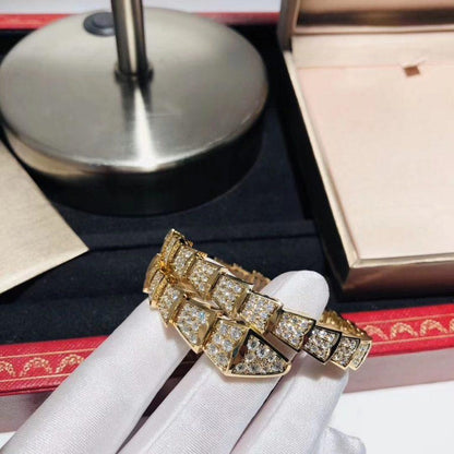 [Glitter Jewelry]SERPENTI BRACELET 8MM GOLD DIAMOND