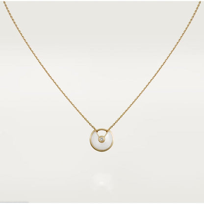 [Glitter Jewelry]AMULETTE ROSE GOLD MOP NECKLACE