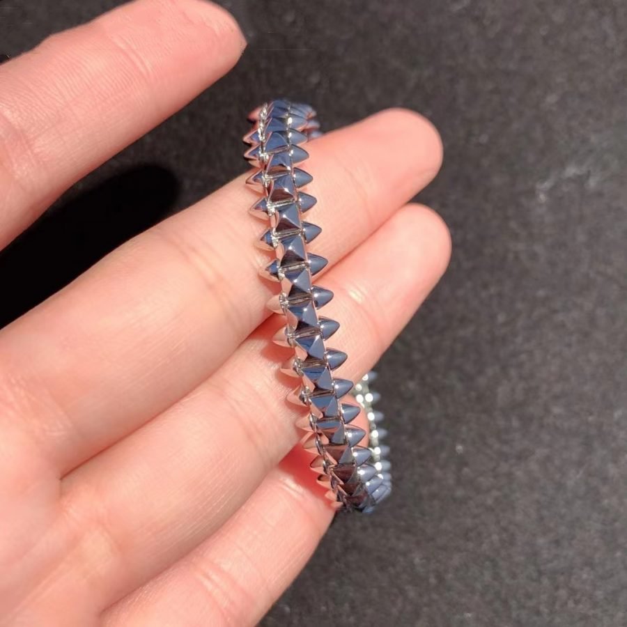 [Glitter Jewelry]CLASH SILVER BRACELET