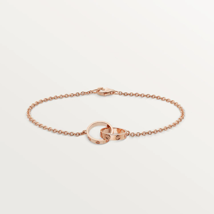 [Glitter Jewelry]LOVE BRACELET DOUBLE RING