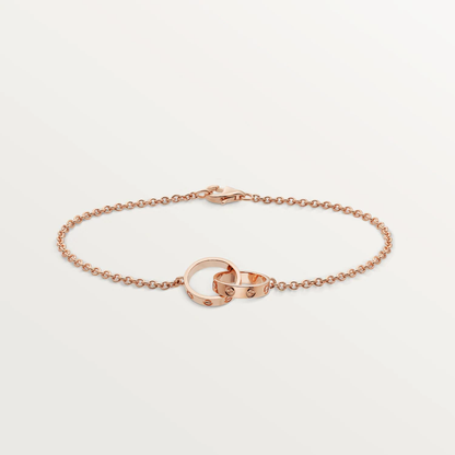 [Glitter Jewelry]LOVE BRACELET DOUBLE RING