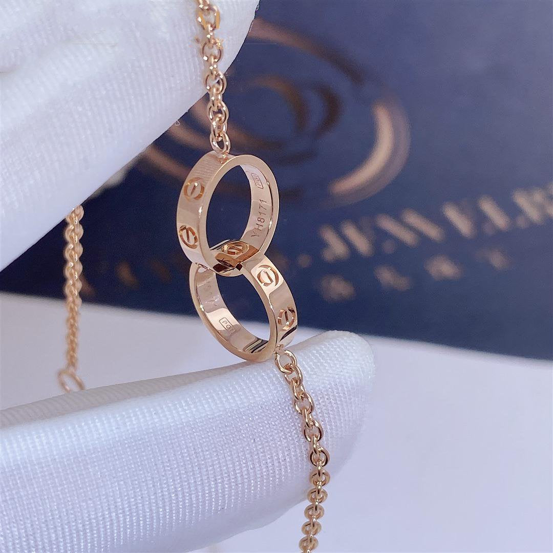 [Glitter Jewelry]LOVE BRACELET DOUBLE RING
