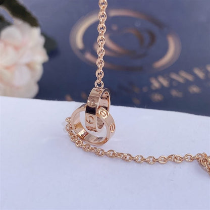 [Glitter Jewelry]LOVE BRACELET DOUBLE RING