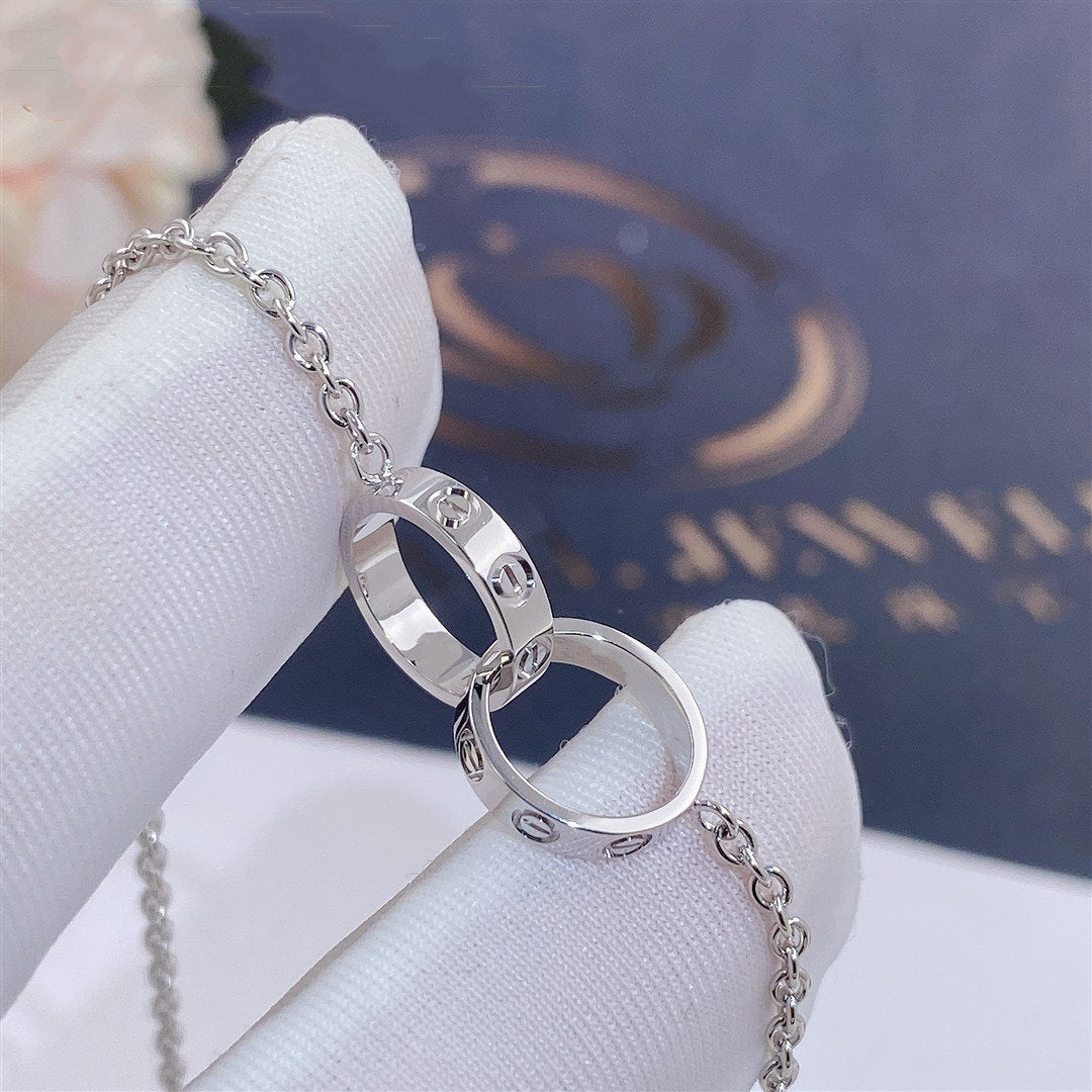 [Glitter Jewelry]LOVE BRACELET DOUBLE RING
