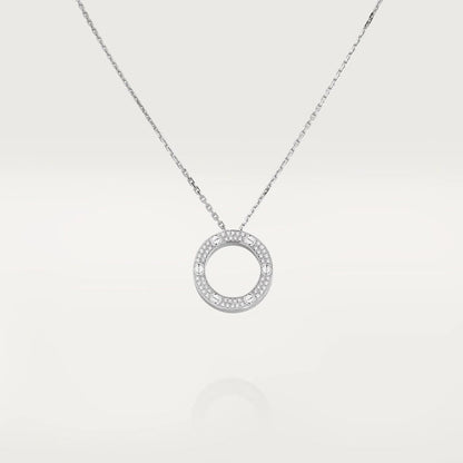[Glitter Jewelry]LOVE NECKLACE ADJUSTABLE SILVER