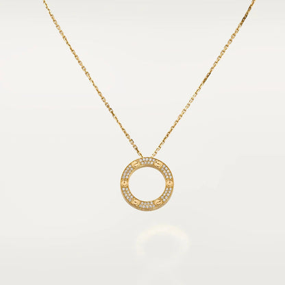 [Glitter Jewelry]LOVE NECKLACE ADJUSTABLE ROSE GOLD