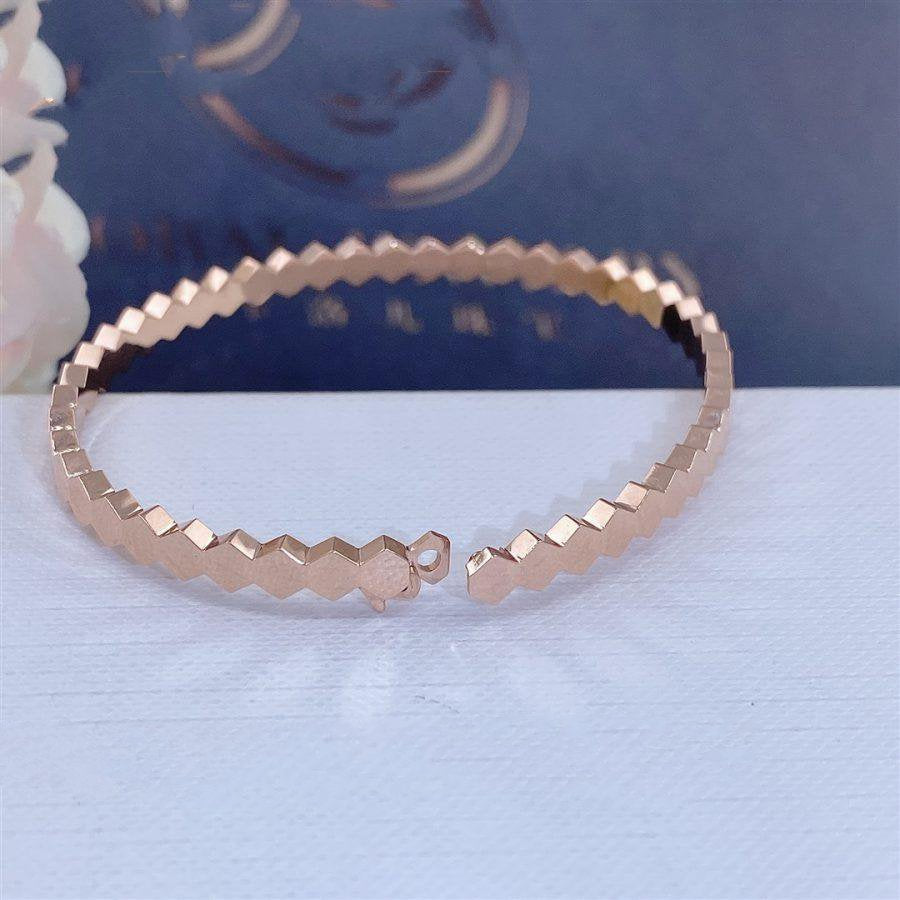 [Glitter Jewelry]BEE LOVE PINK GOLD BRACELET