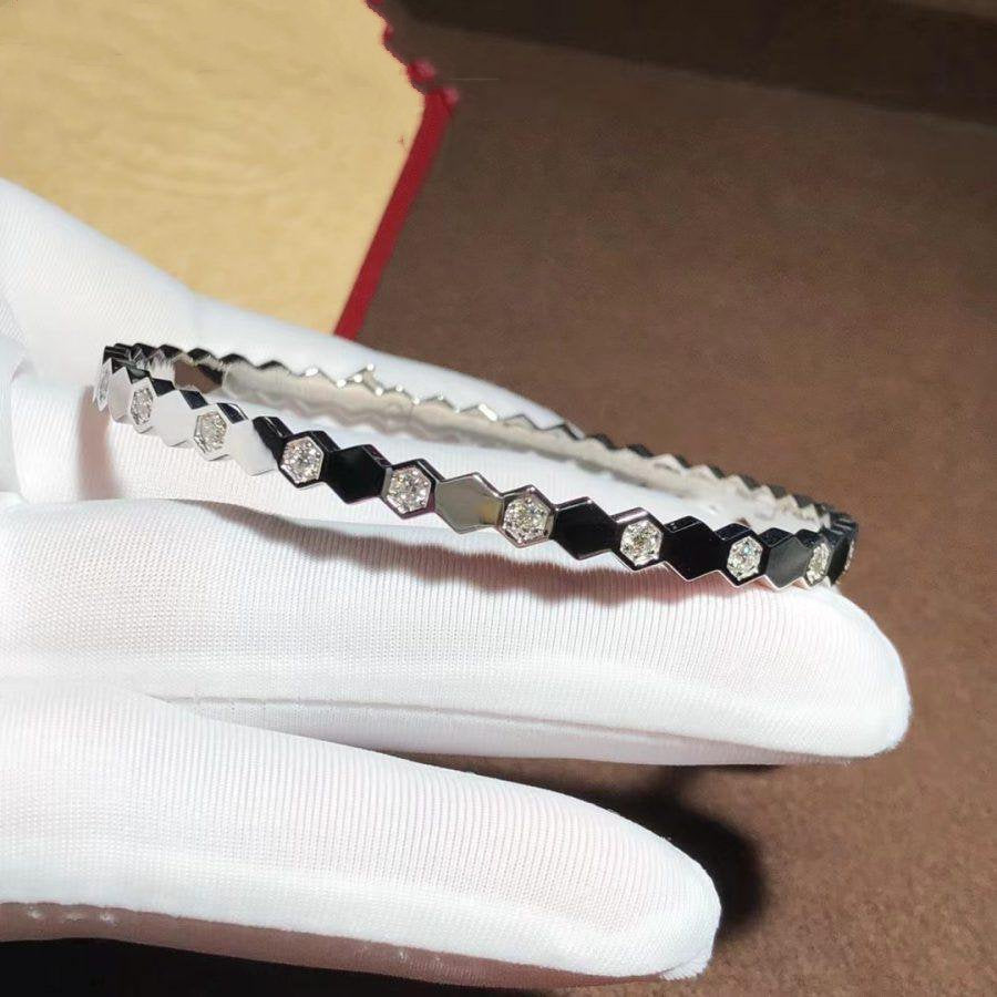 [Glitter Jewelry]BEE LOVE SILVER DIAMOND BRACELET