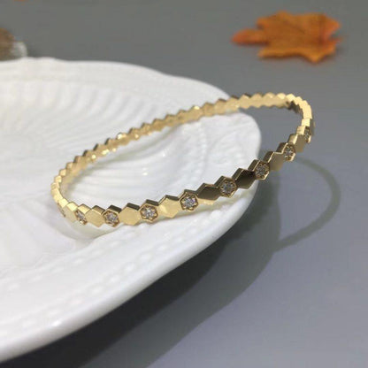 [Glitter Jewelry]BEE LOVE GOLD DIAMOND BRACELET