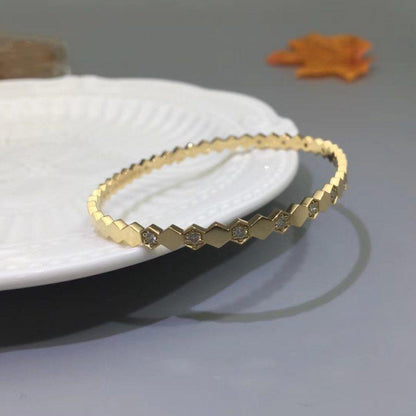 [Glitter Jewelry]BEE LOVE GOLD DIAMOND BRACELET
