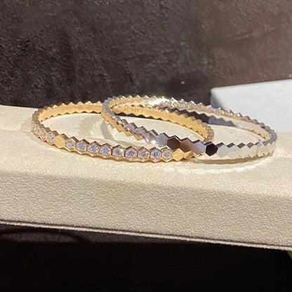 [Glitter Jewelry]BEE LOVE GOLD BRACELET FULL DIAMOND
